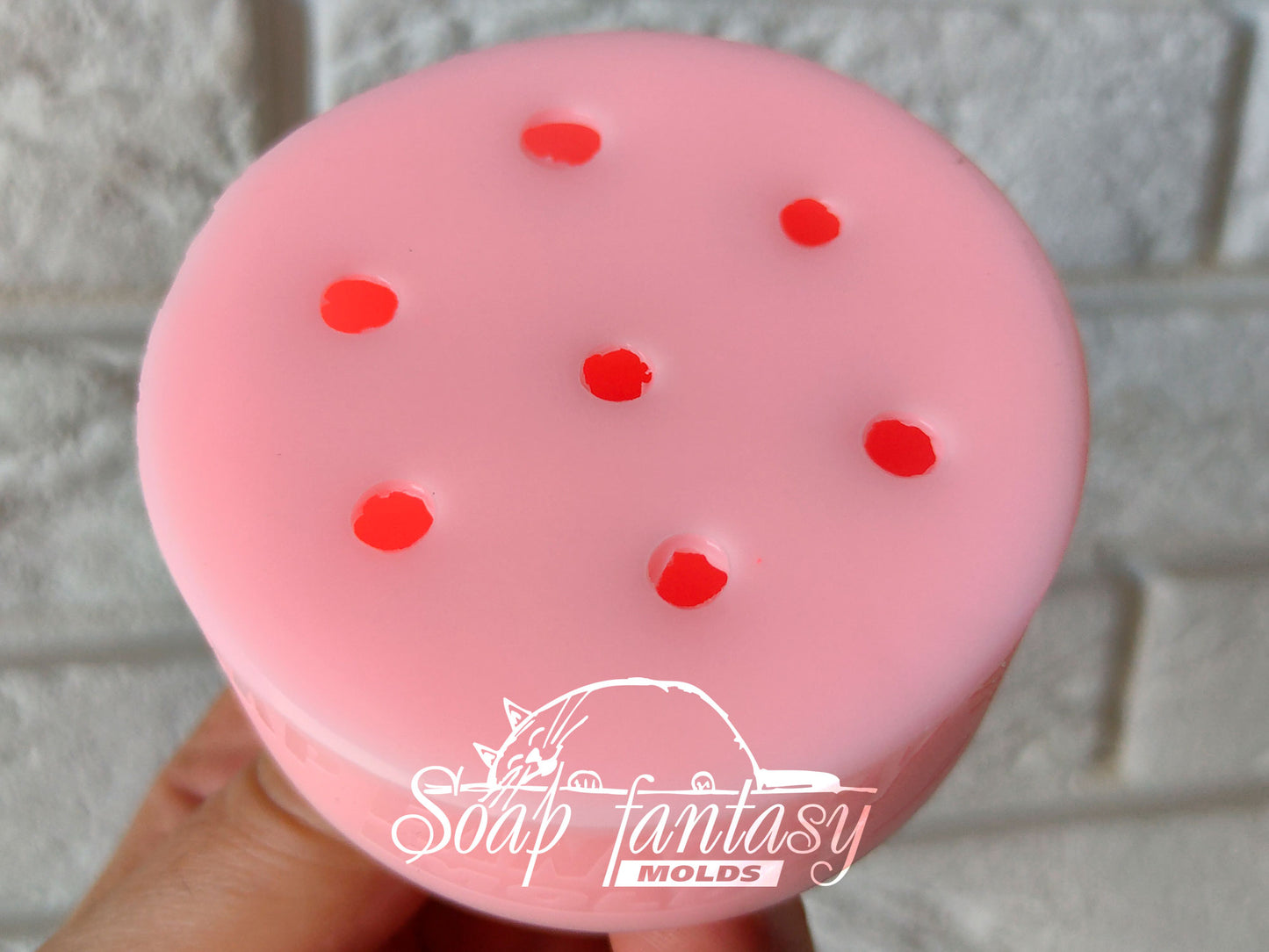 Cherry silicone mold for soap making