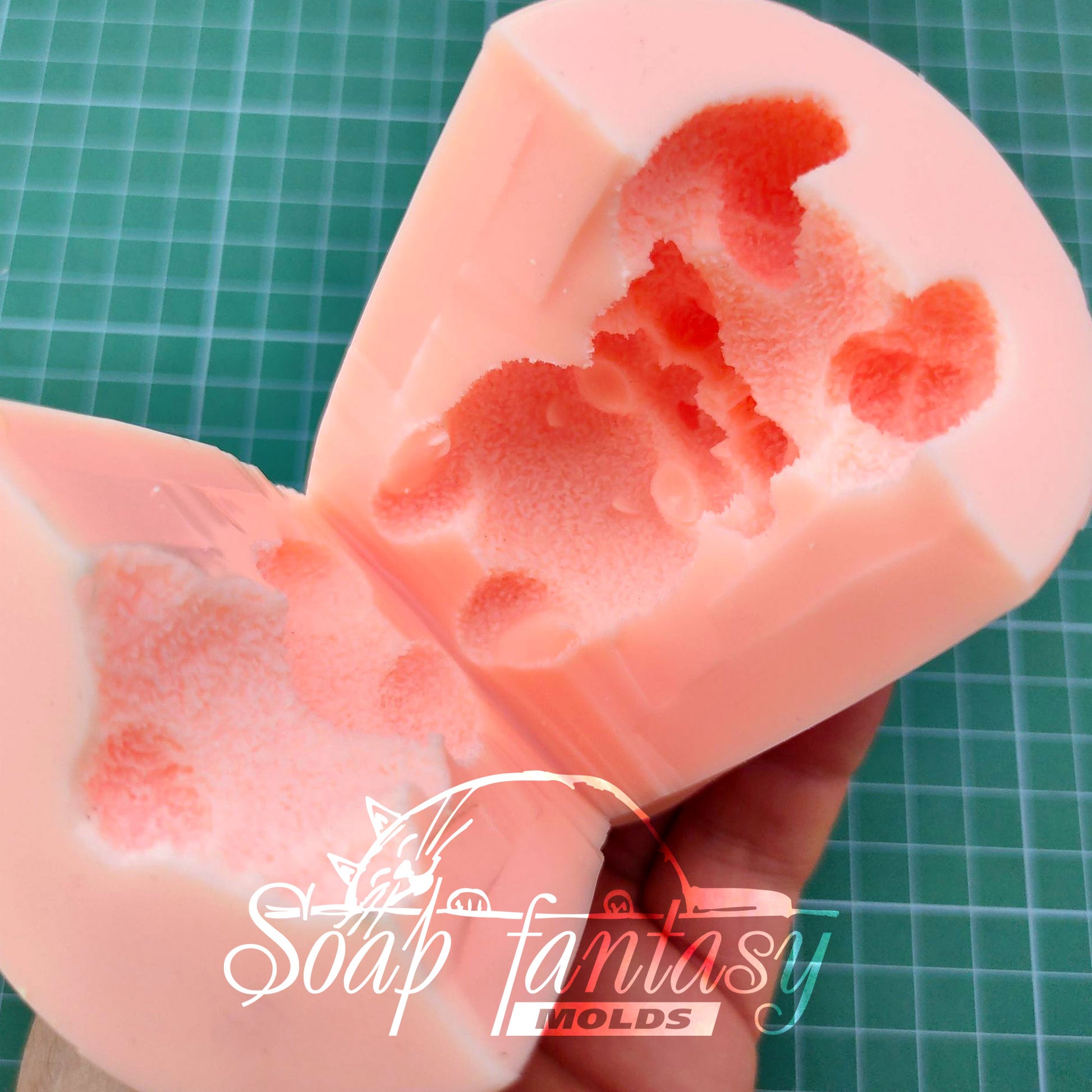 Bunny "Zephyr" silicone mold (mould) for soap making and candle making