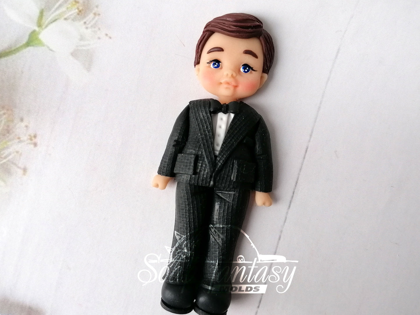 Groom silicone mold for soap making