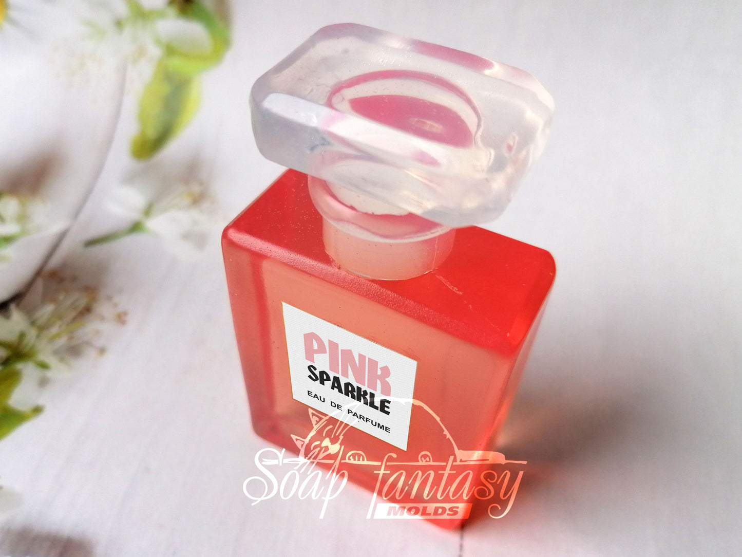 Women's perfume silicone mold for soap making