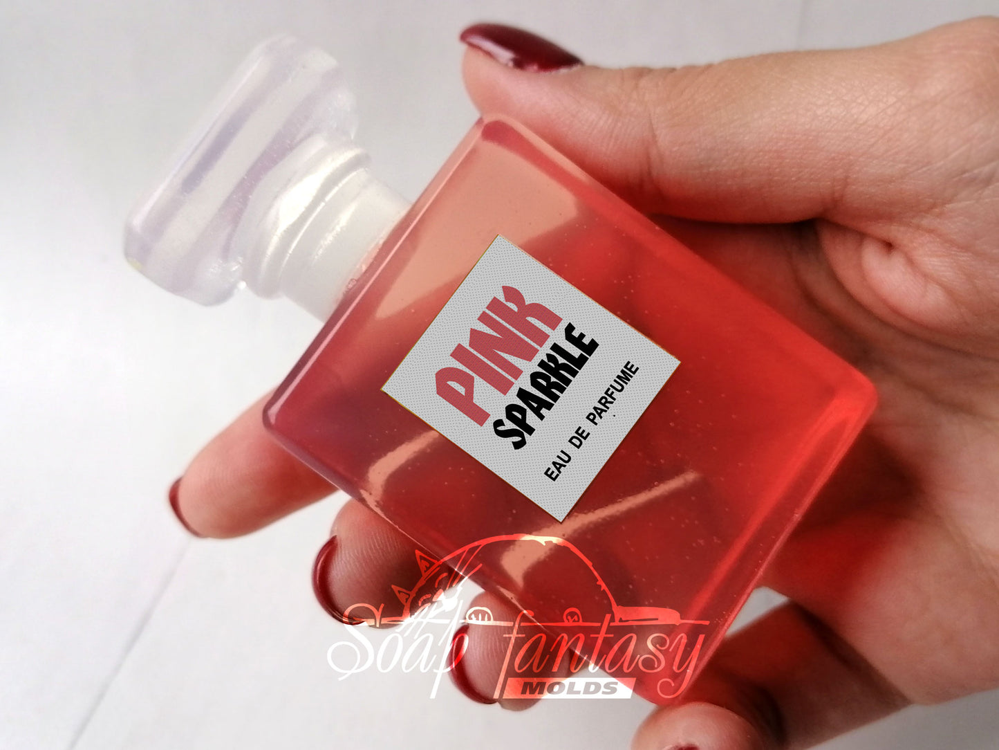 Women's perfume silicone mold for soap making