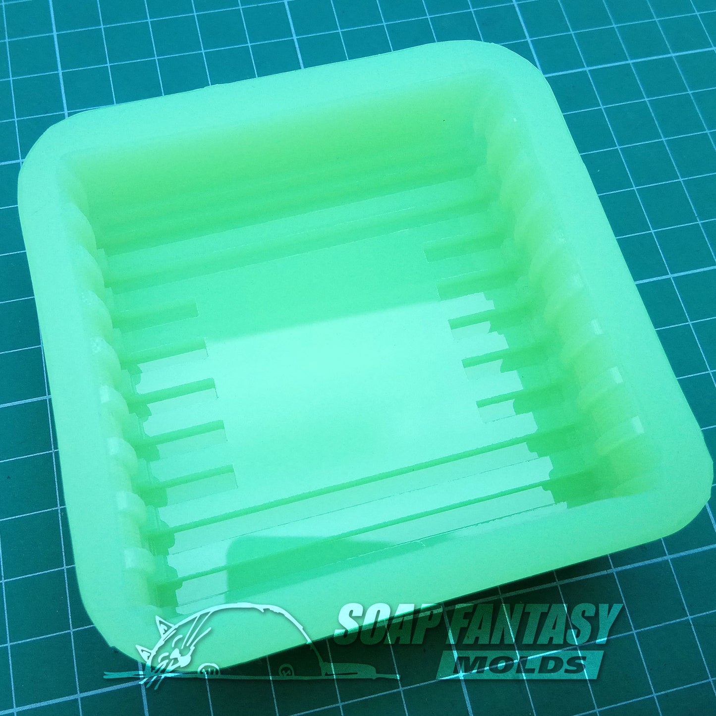 Sea breeze silicone mold for making soap with a picture