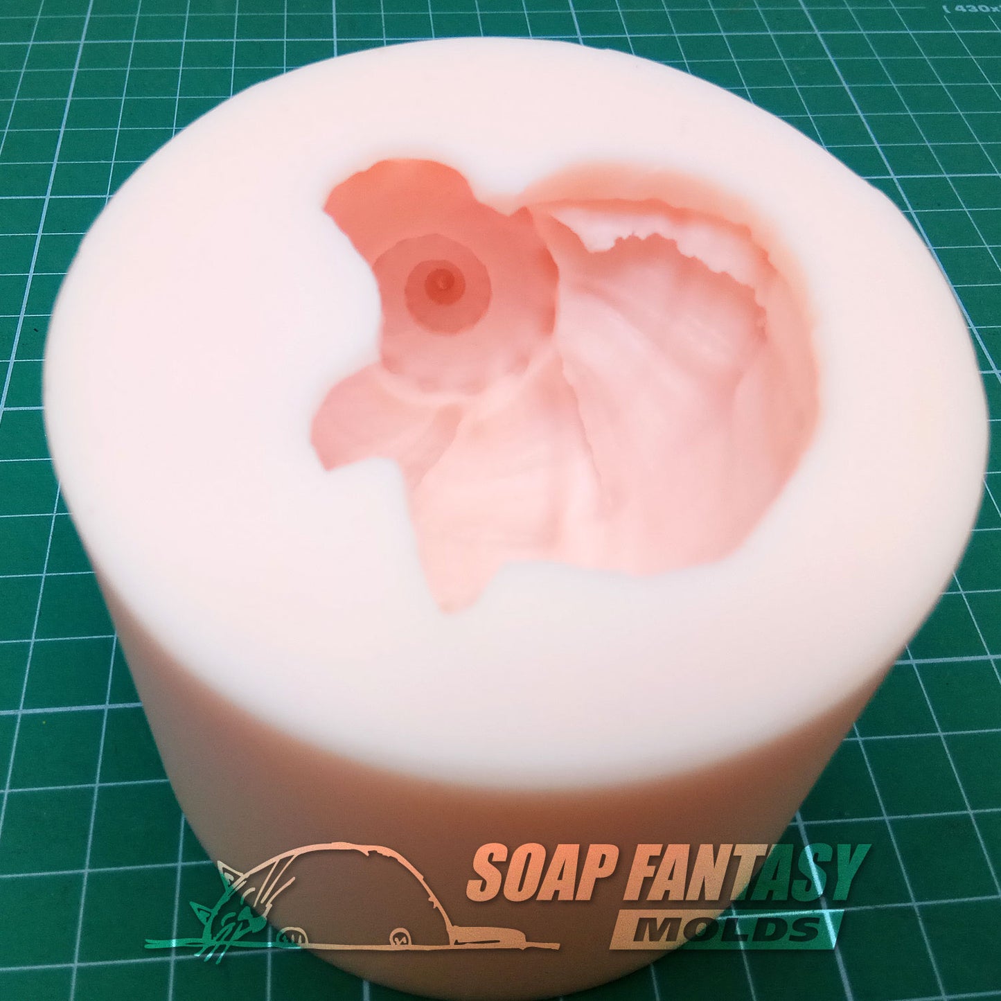 Sea shell #1 (Rapana) silicone mold for soap making