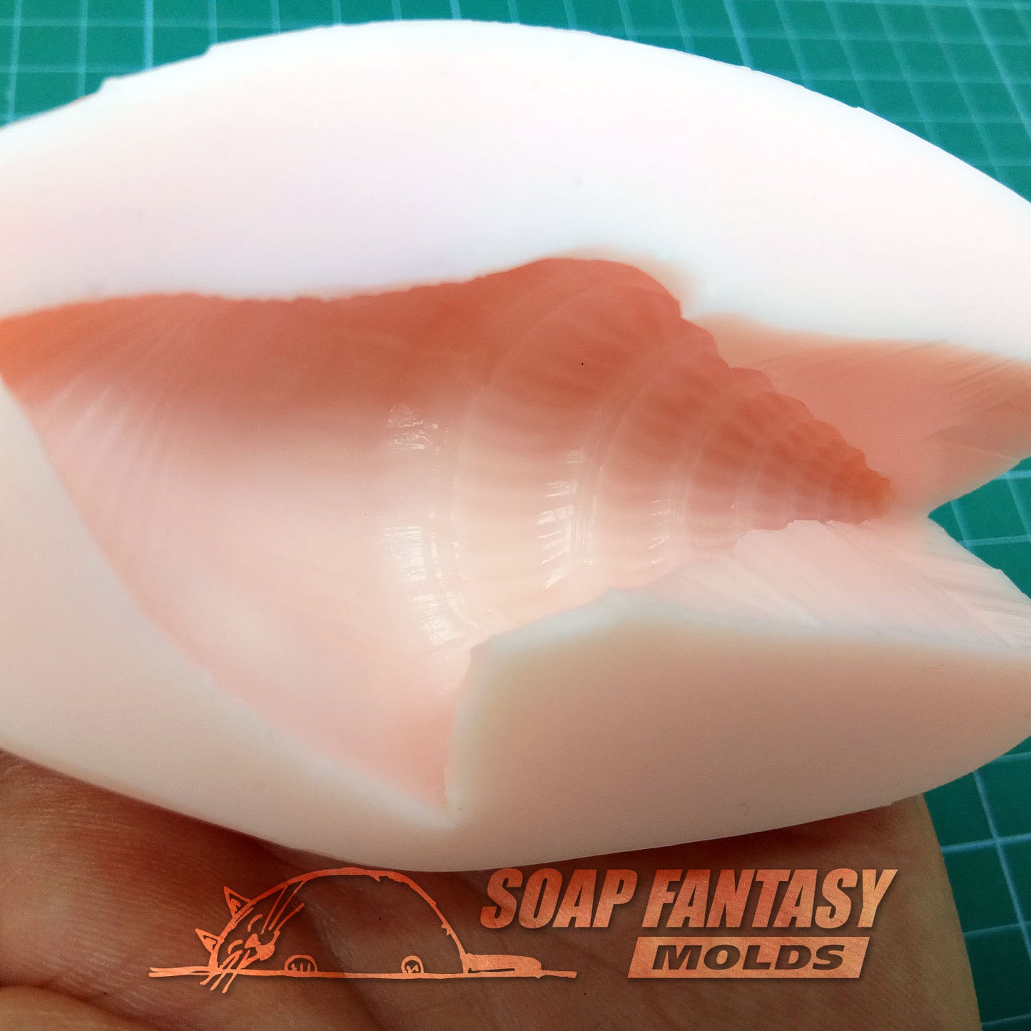 Sea shell #12 silicone mold for soap making