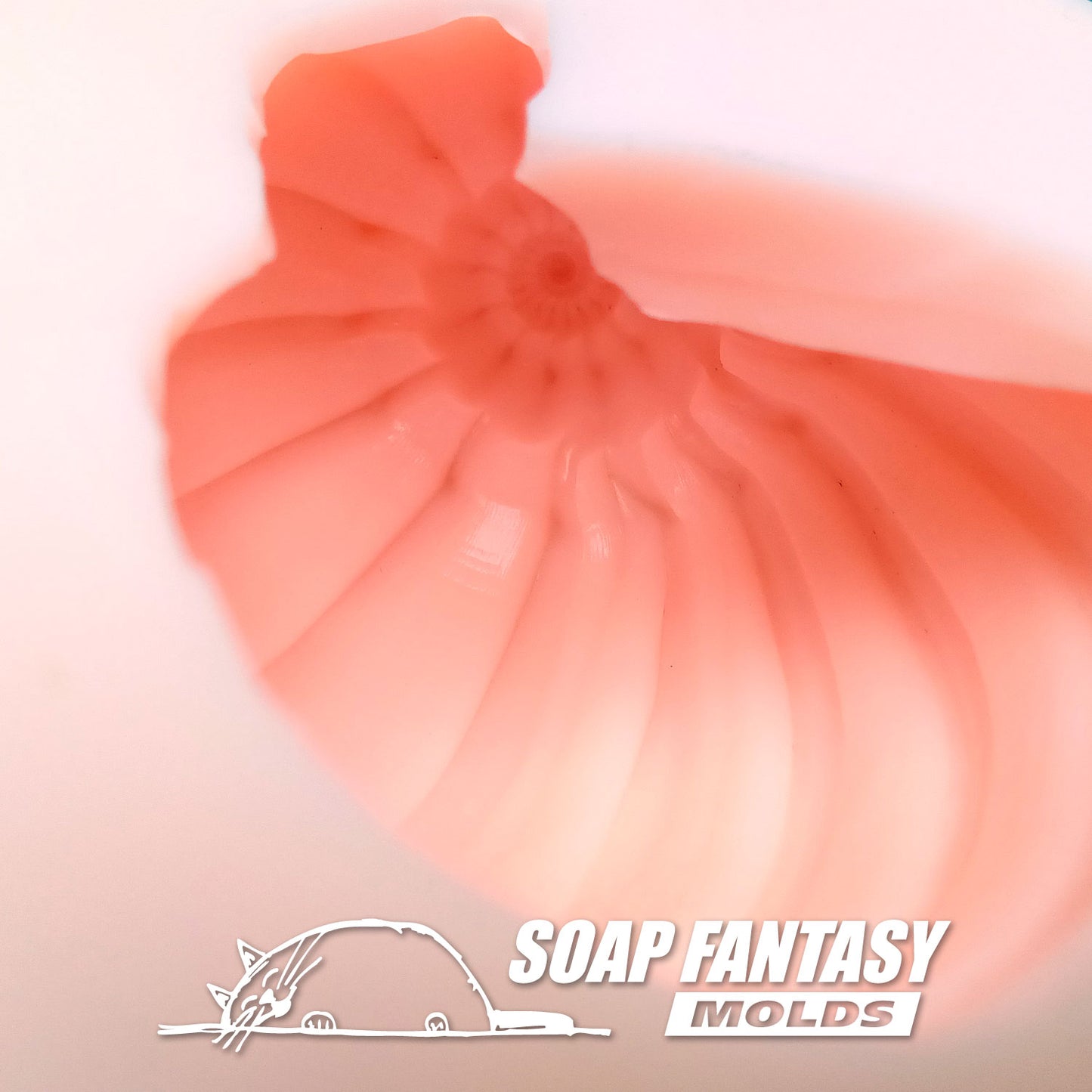 Sea shell #3 silicone mold for soap making
