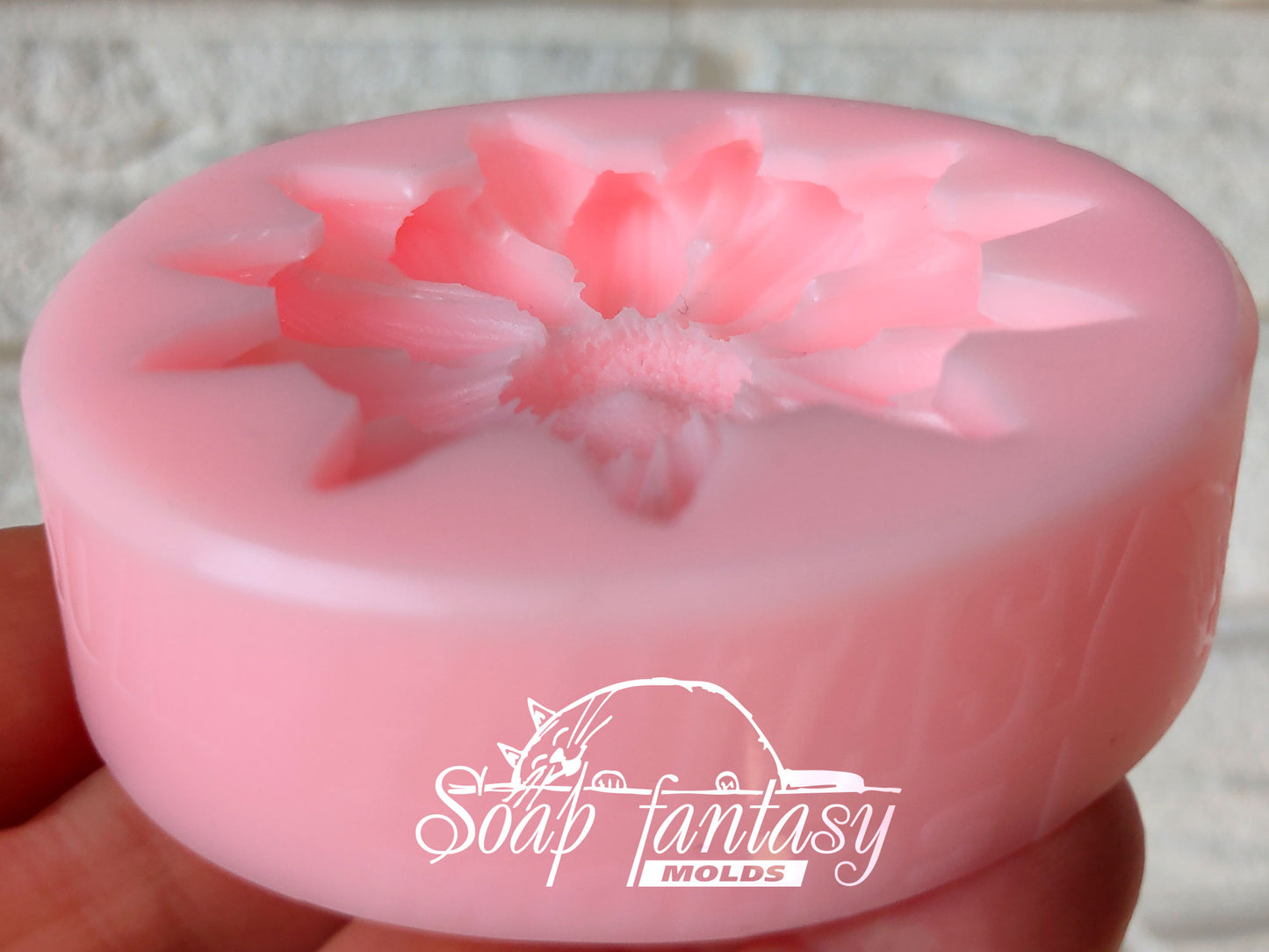 Daisy flower (very simple) silicone mold for soap making
