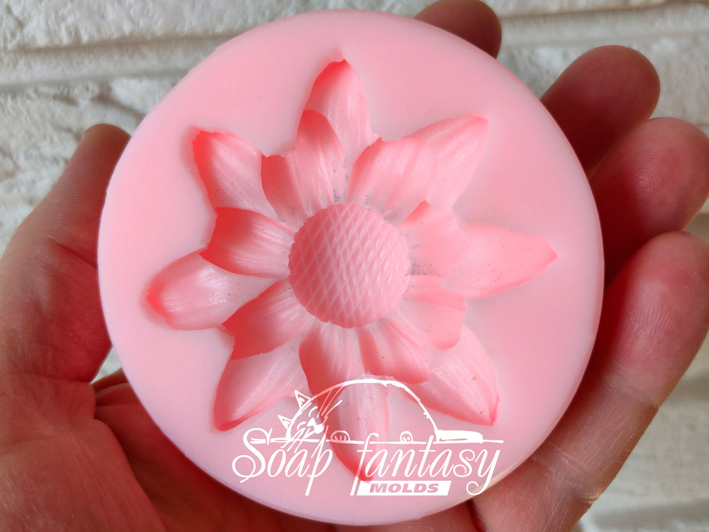 Sunflower (very simple) silicone mold for soap making
