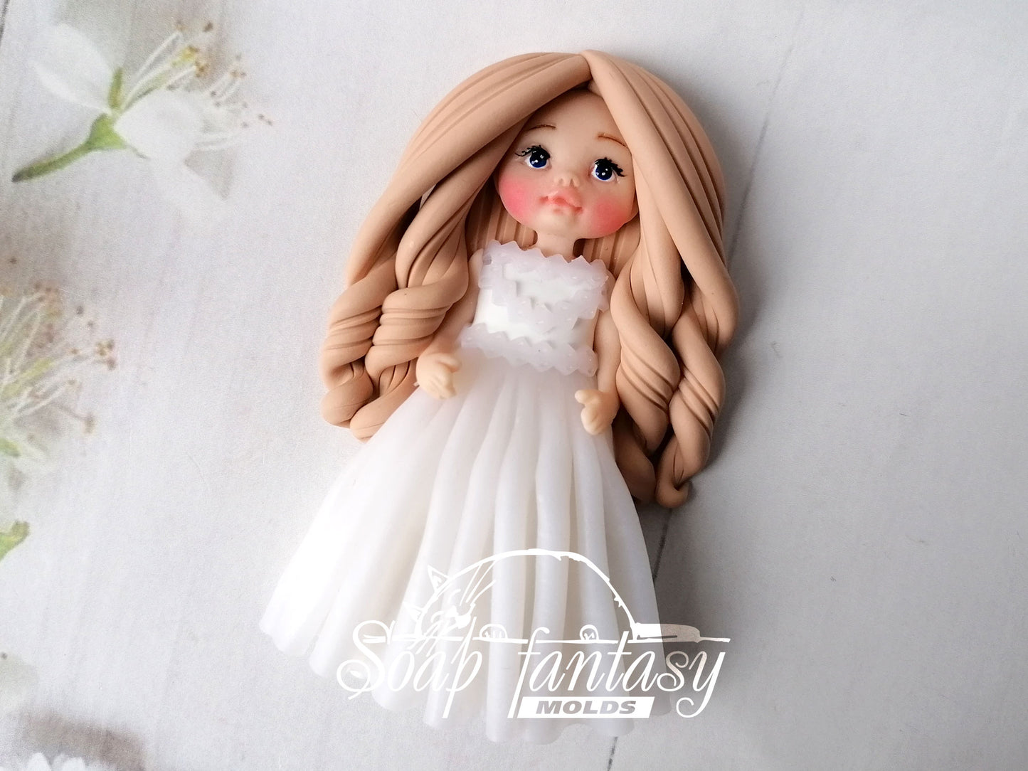 Bride silicone mold for soap making