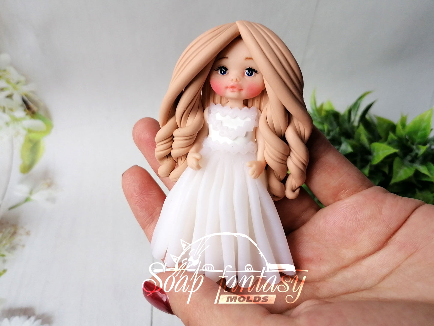 Bride silicone mold for soap making