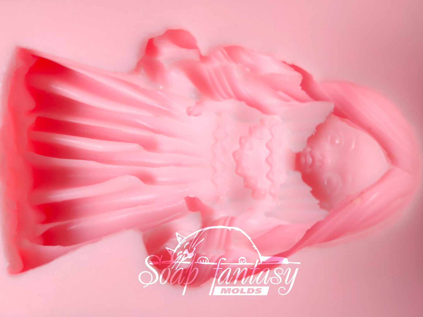 Bride silicone mold for soap making