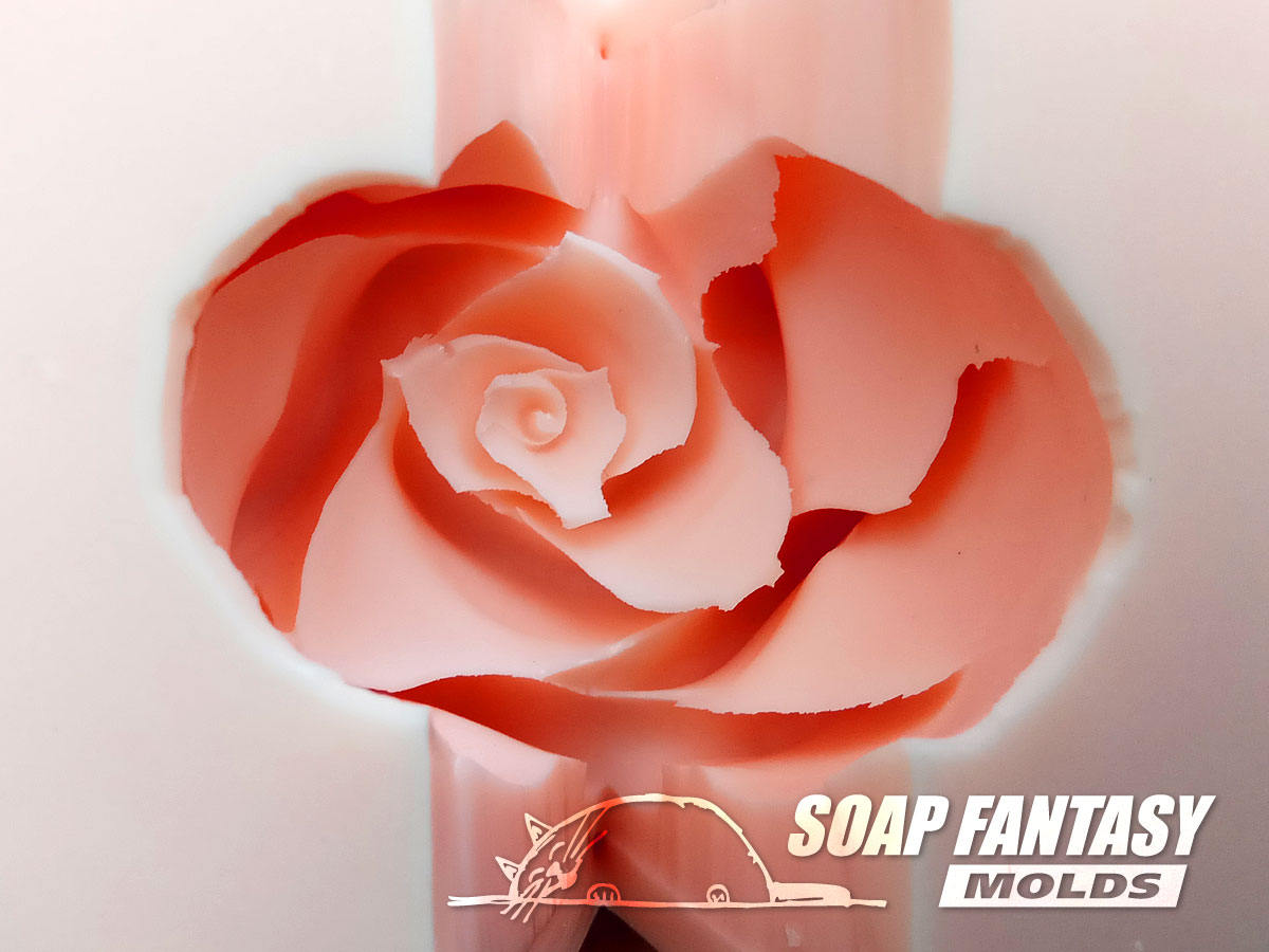 Rosebud #2 silicone mold for soap making