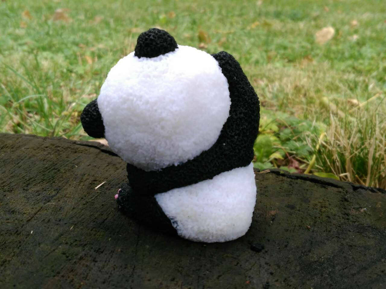 Panda bear silicone mold for soap making