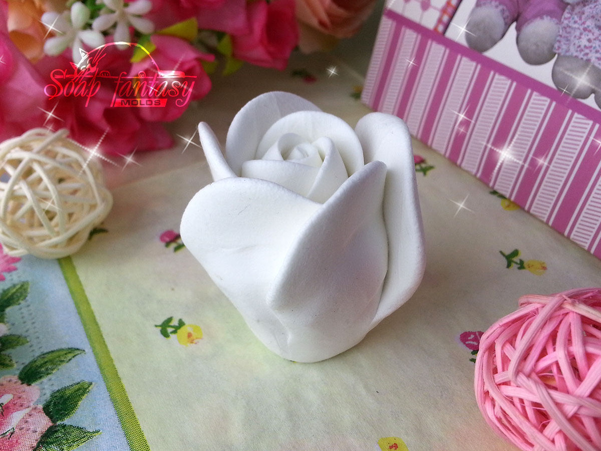 Rosebud #1 silicone mold for soap making