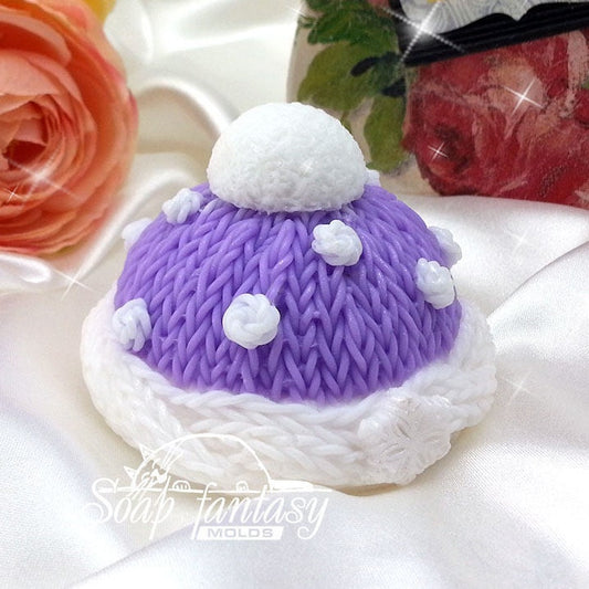 Knitted hat Silicone Soap Mold - for soap making, Craft & Hobby