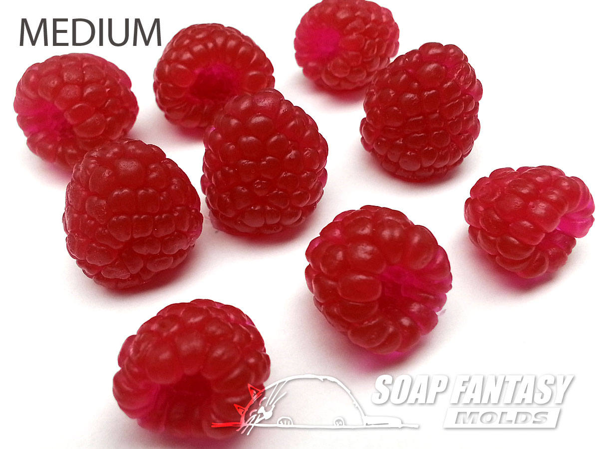 Raspberries silicone mold for soap making