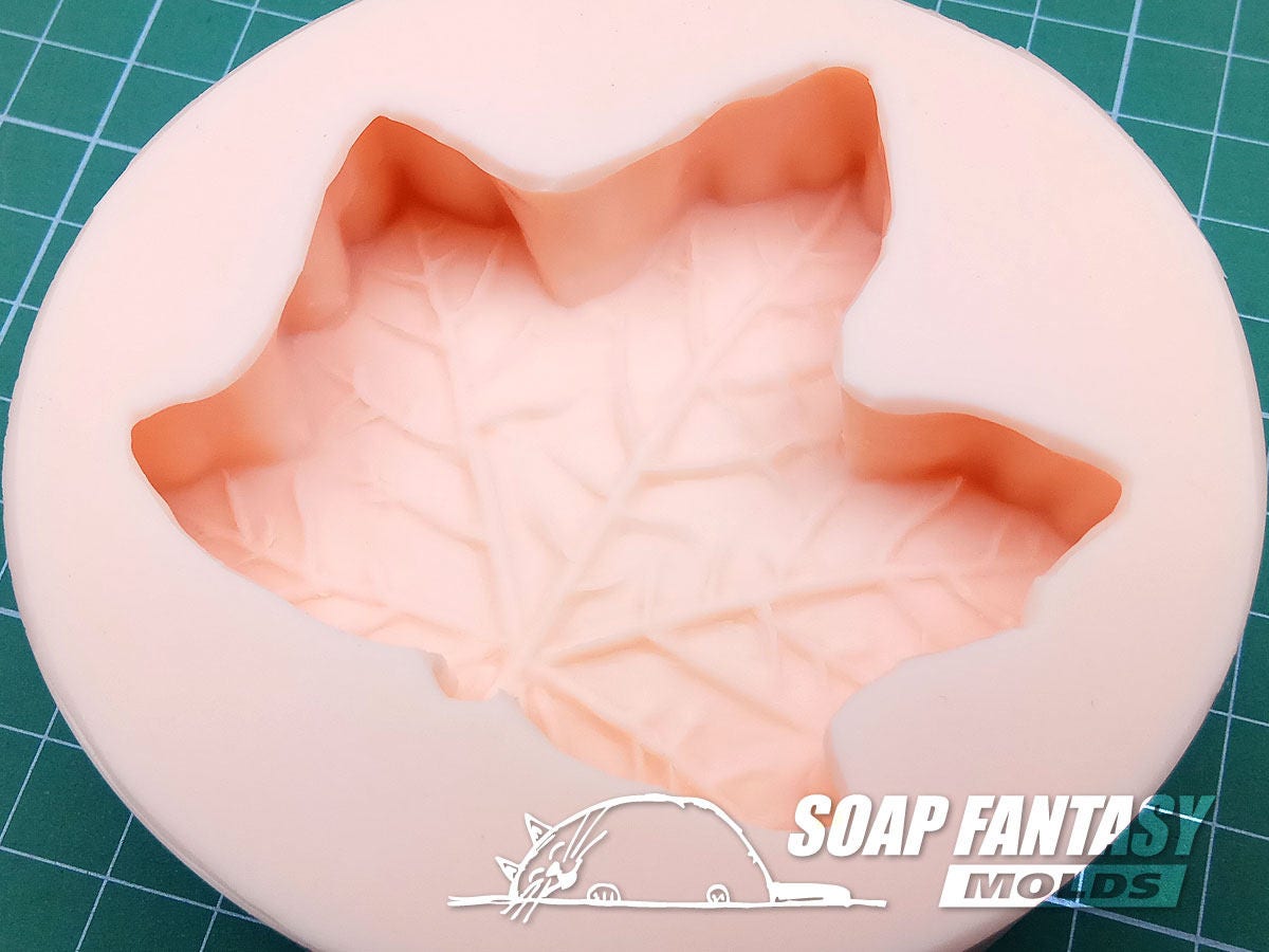 Maple Leaf silicone mold for soap making
