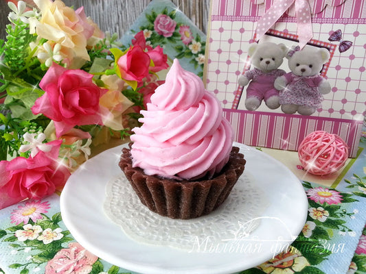 BIG Cupcake silicone mold (mould) for soap making and candle making