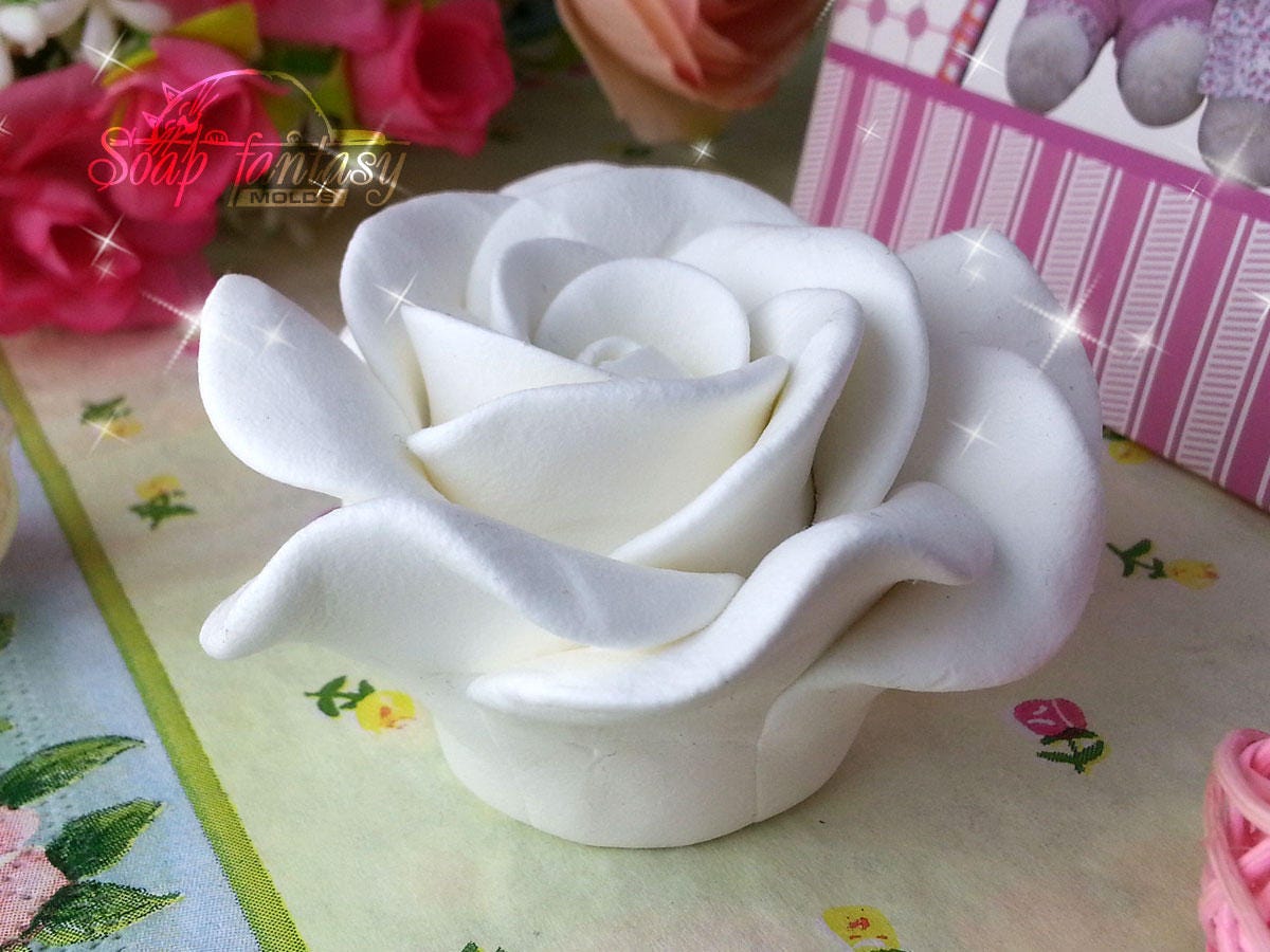 Rose #2 silicone mold for soap making