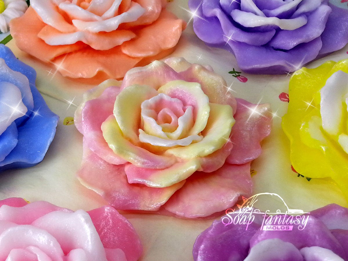 Rose "Dream" silicone mold for soap making