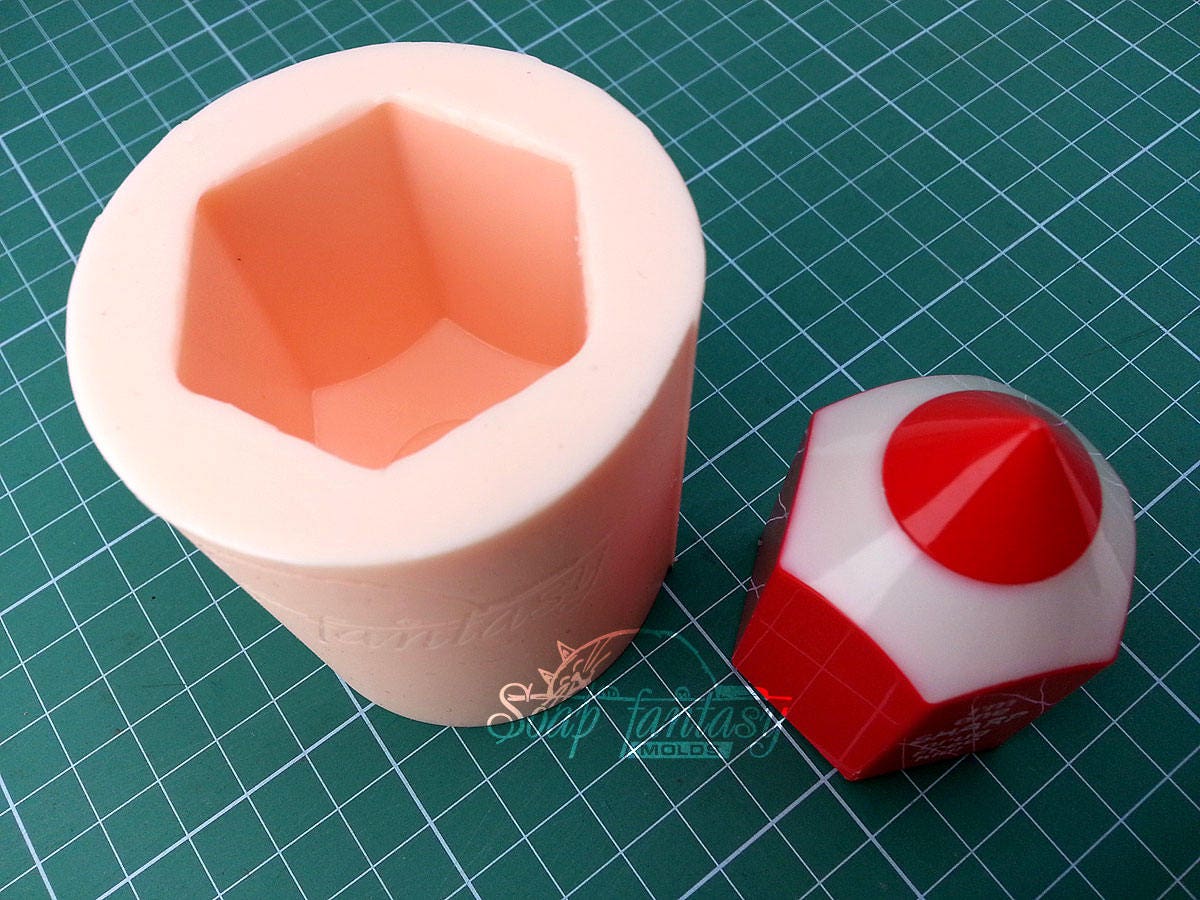 Pencil silicone mold for soap making