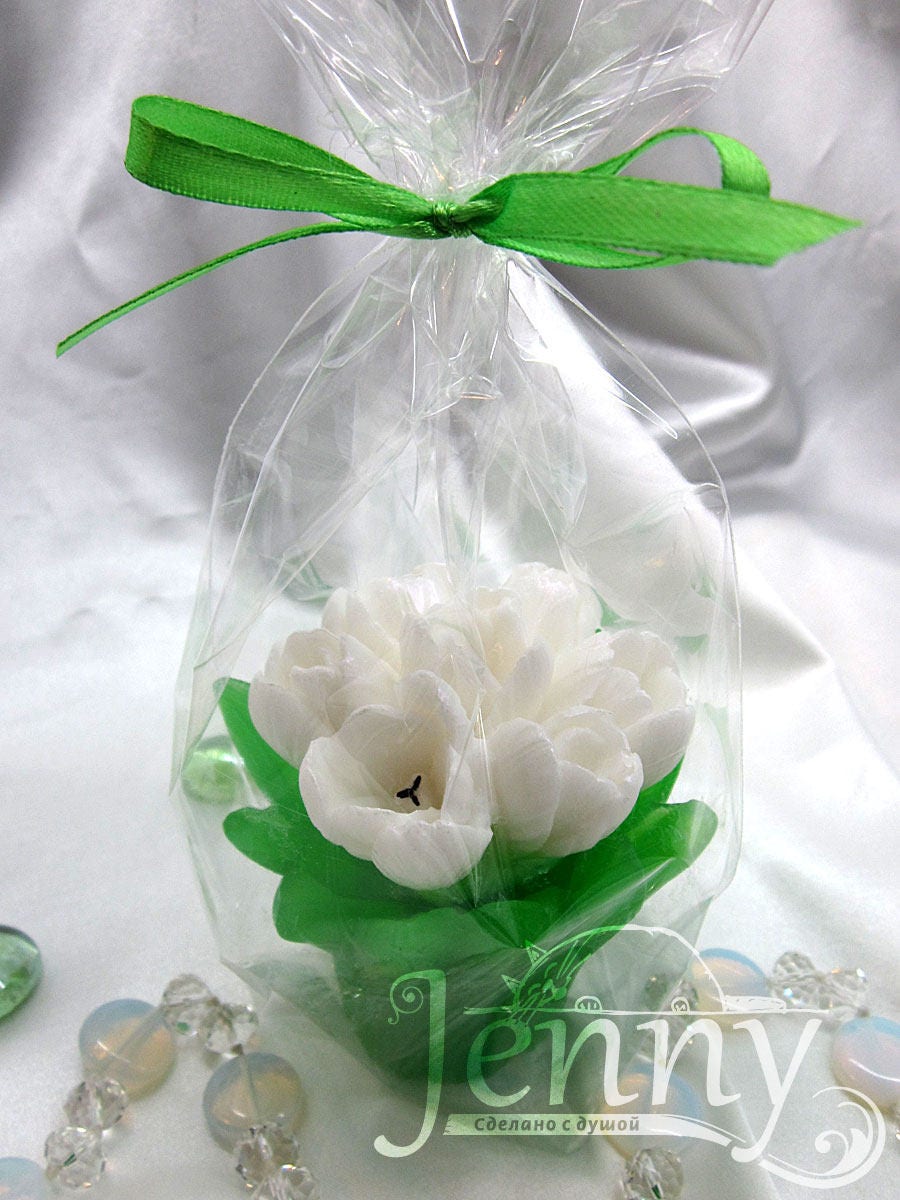 Bouquet of Tulips silicone mold (mould) for soap making and candle making