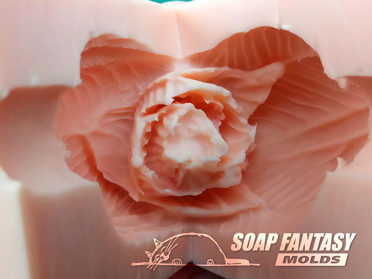 Tulip silicone mold for soap making