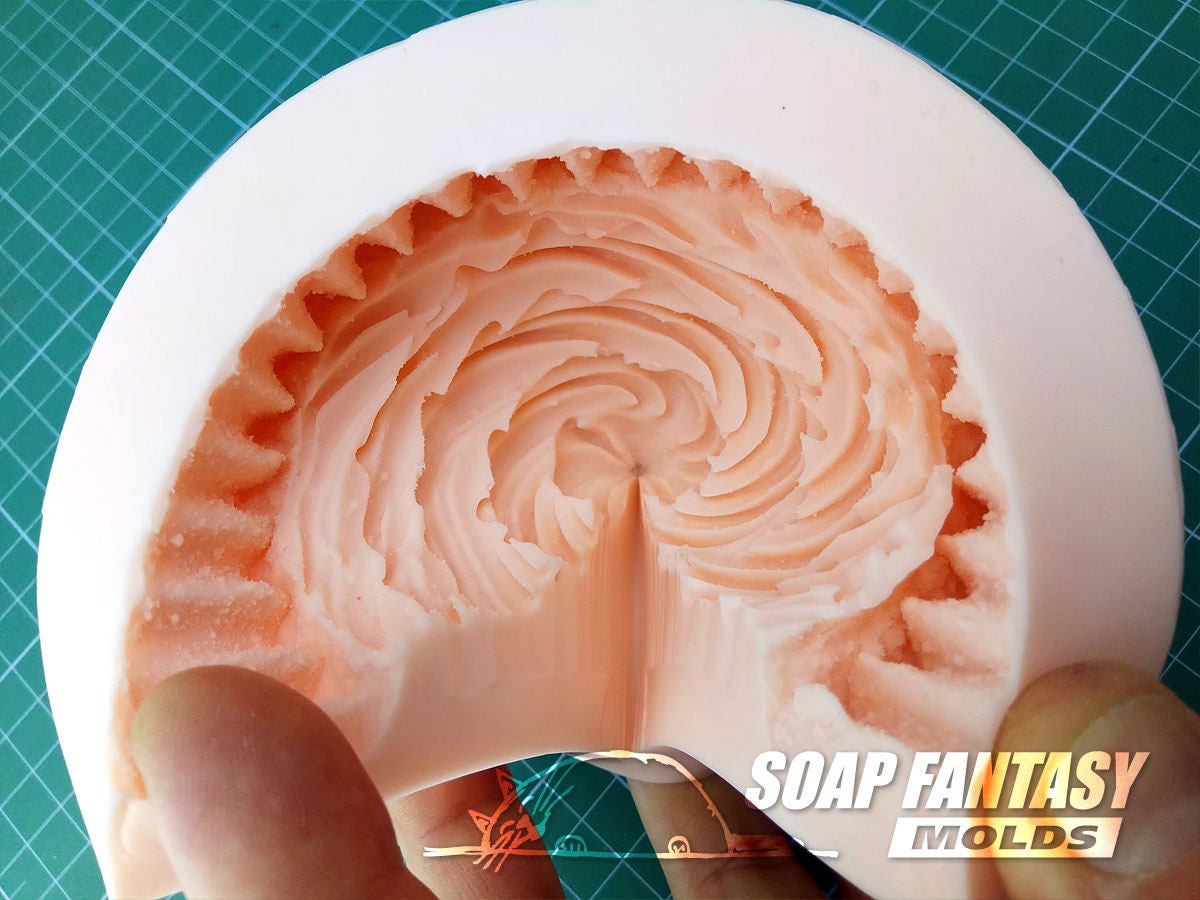 BIG Cupcake silicone mold (mould) for soap making and candle making