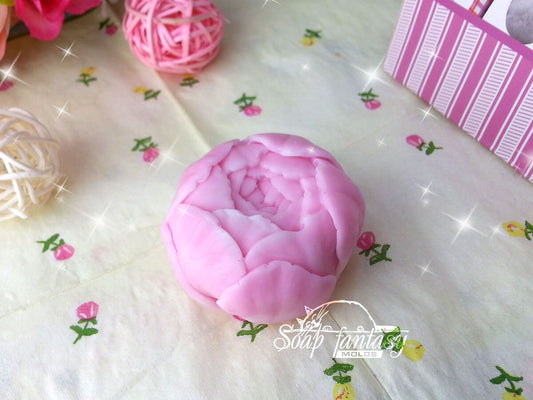 Peony bud Silicone Soap Mold - for soap making, Craft & Hobby