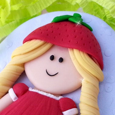 Strawberry girl silicone mold for soap making