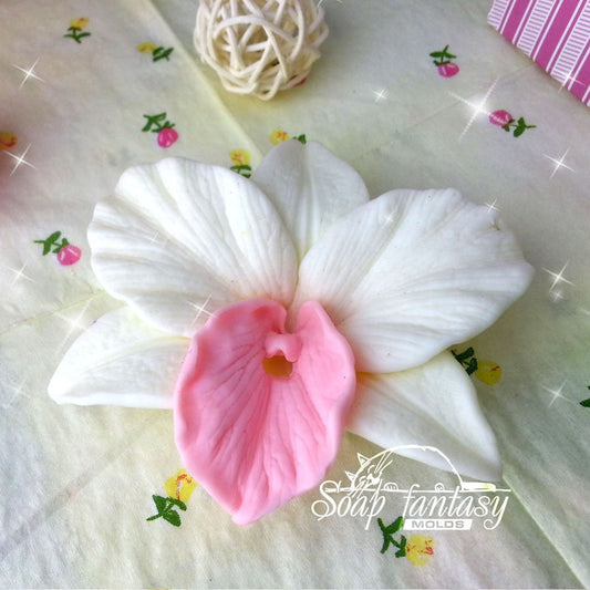 Orchid flower Silicone Soap Mold - for soap making, Craft & Hobby