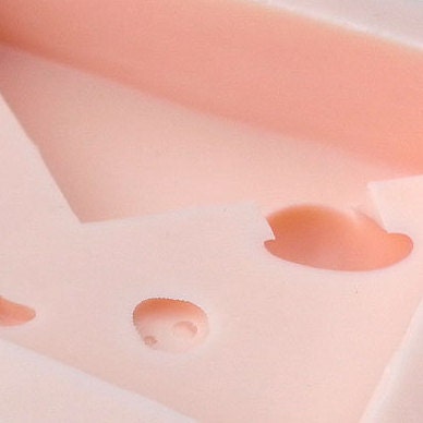 Smiling envelope :) silicone mold for soap making