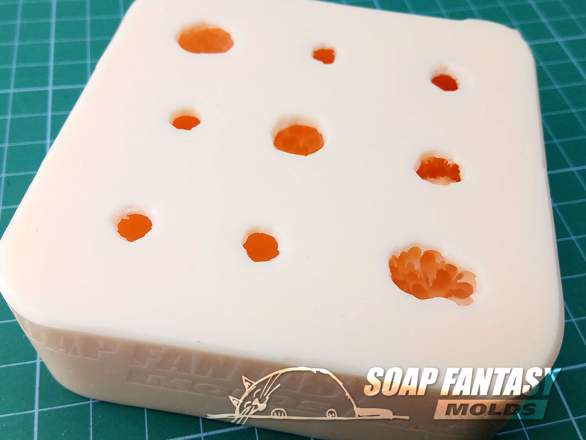 Small custom set of berries silicone mold for soap making