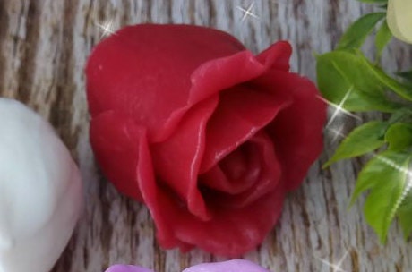 Rose "Black Magic" silicone mold for soap making