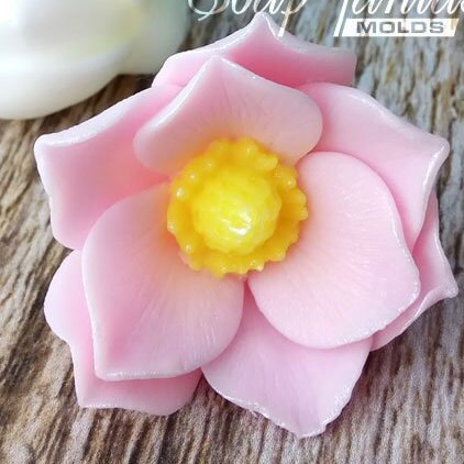 Magnolia (mini) flower silicone mold for soap making