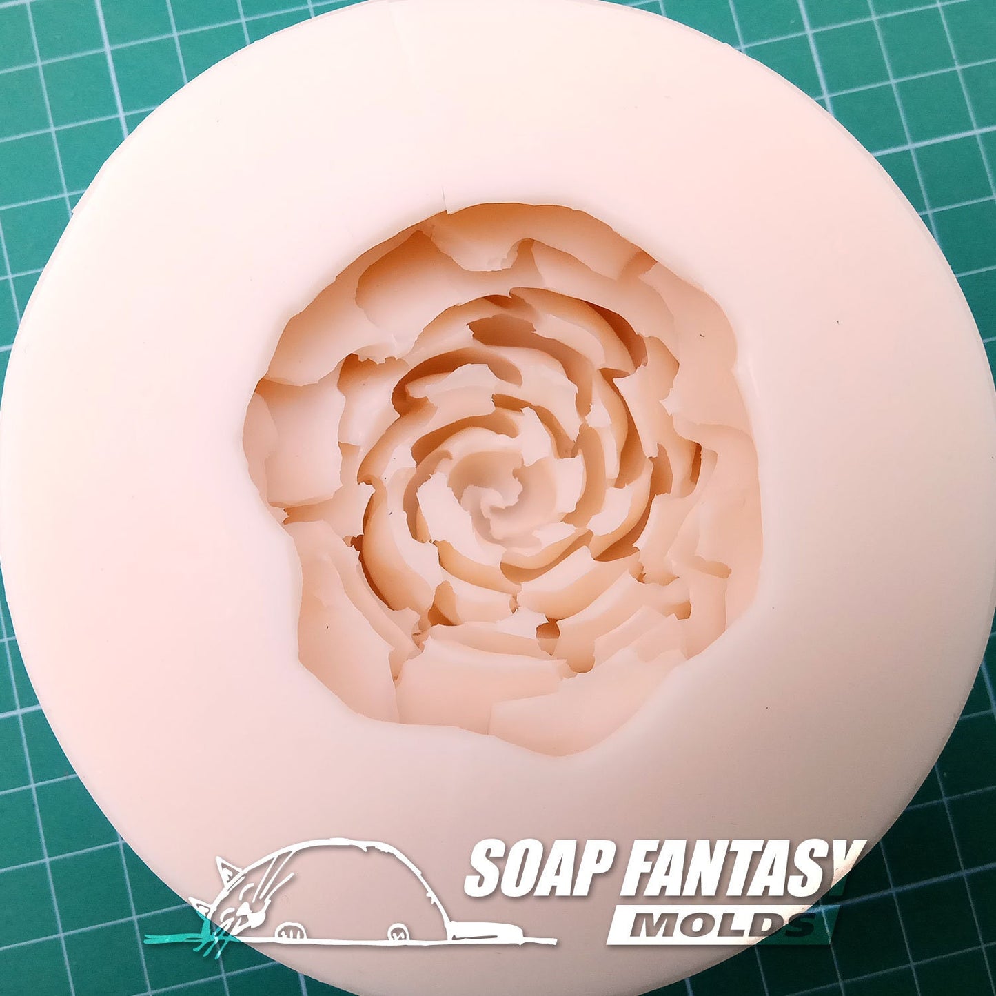 Peony BIG flower silicone mold for soap making