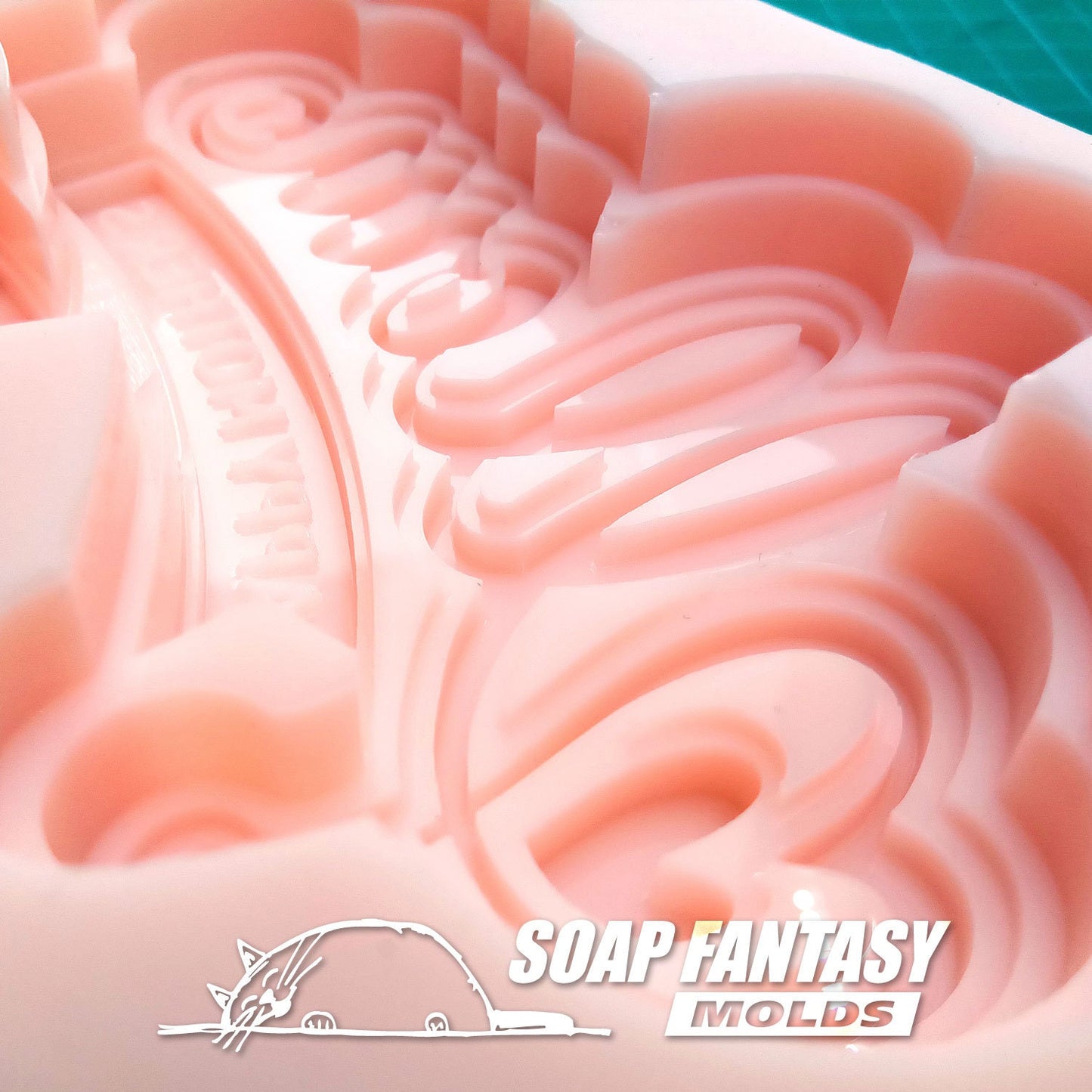 Happy Mother's Day best wishes "Love Mom" silicone mold for soap making