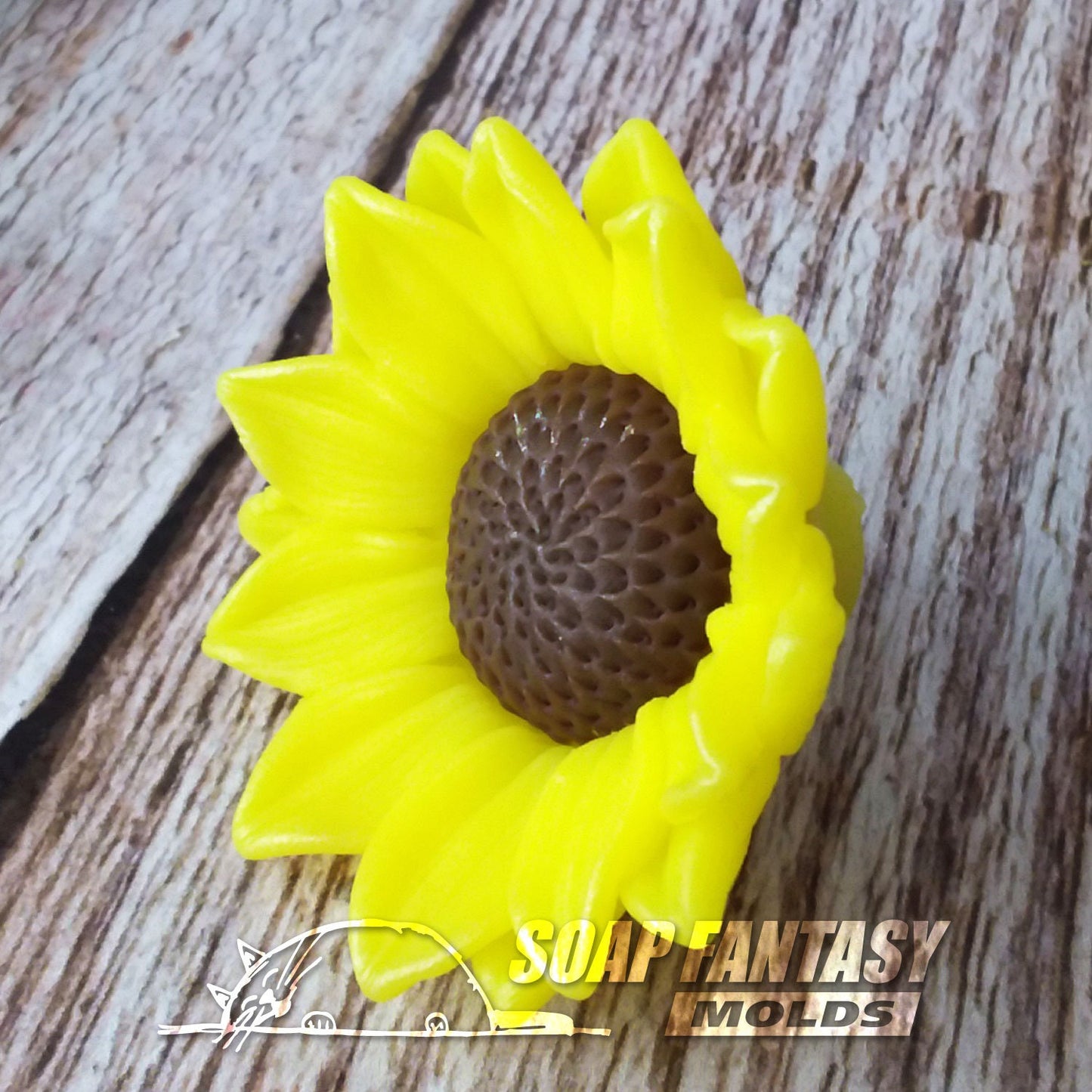 Sunflower (medium) silicone mold for soap making