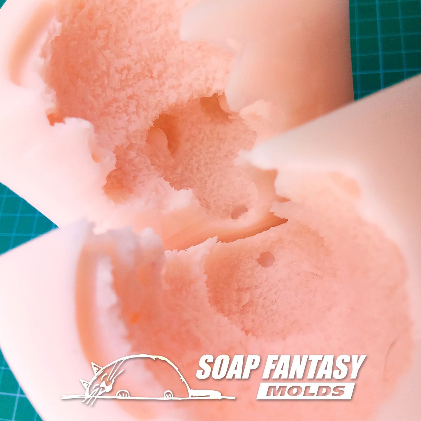 Mice in love silicone mold for soap making