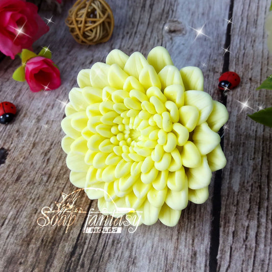Chrysanthemum Silicone Soap Mold - for soap making, Craft & Hobby