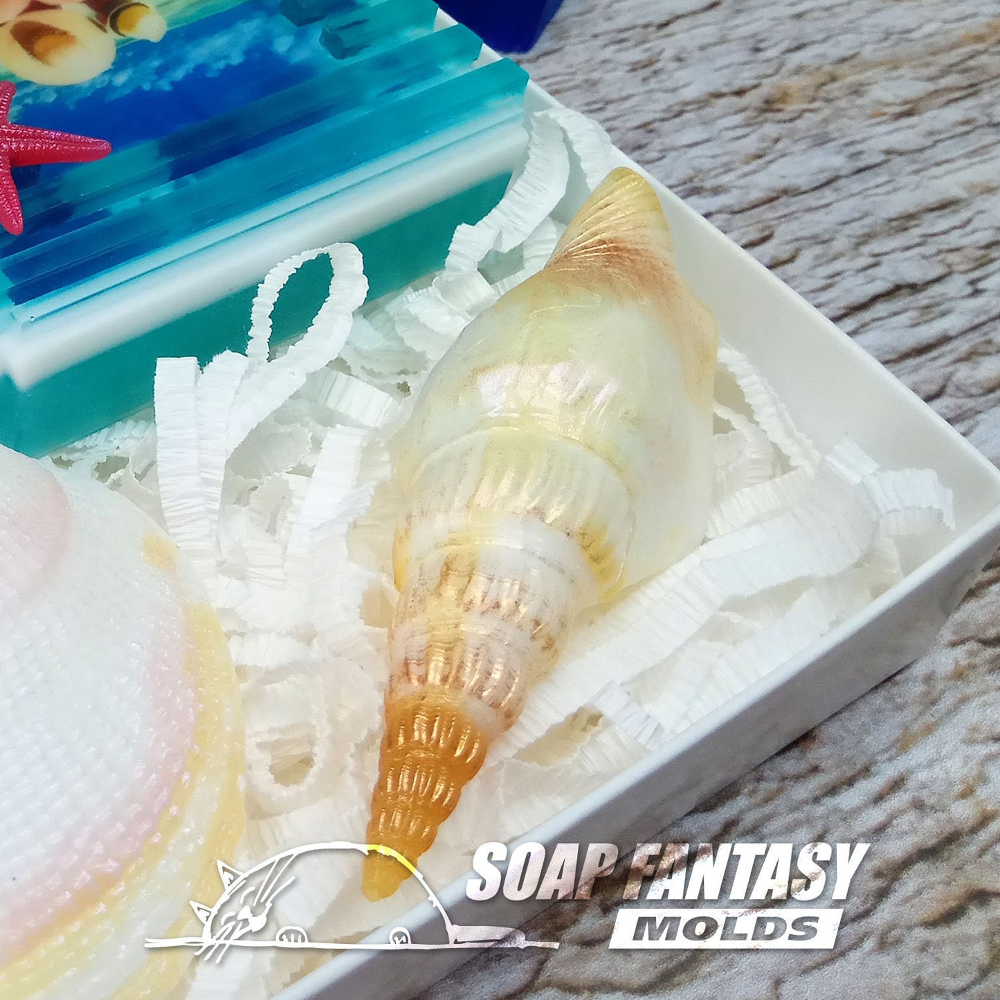 Sea shell #12 silicone mold for soap making