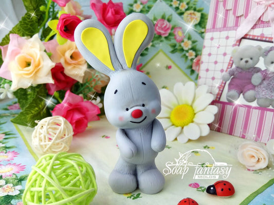 Sunny bunny Silicone Soap Mold - for soap making, Craft & Hobby