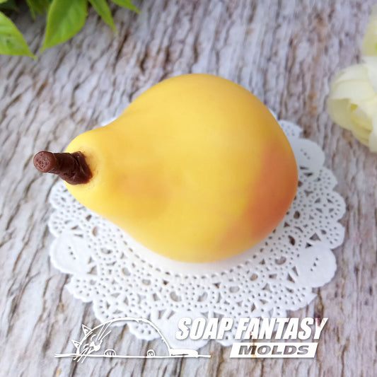 Pear Silicone Soap Mold - for soap making, Craft & Hobby