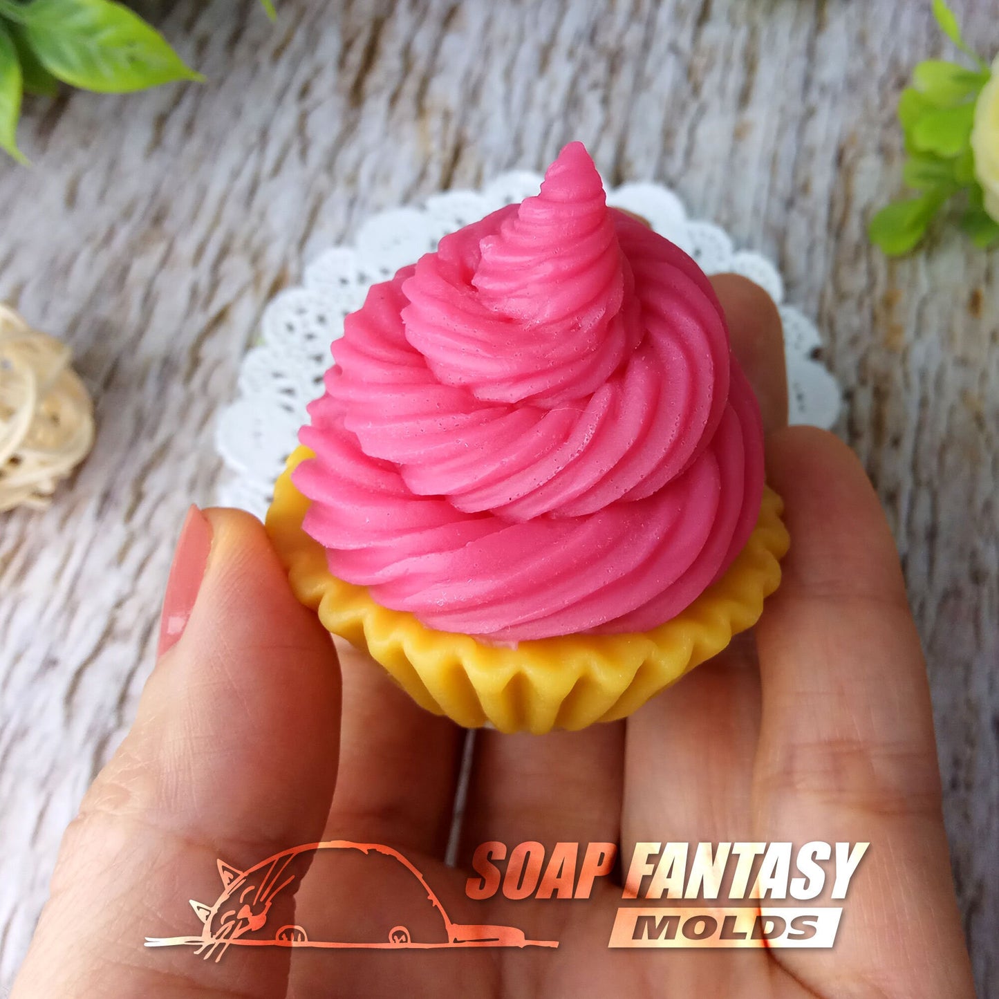 Cupcake (mini) silicone mold for soap making