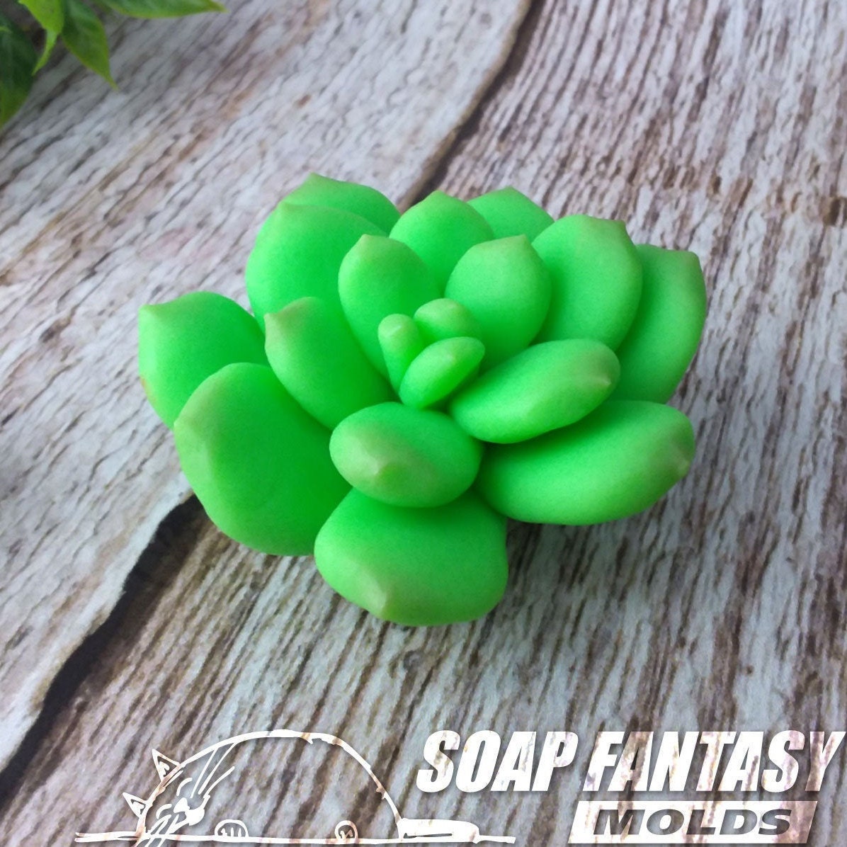 Succulent #2 silicone mold for soap making