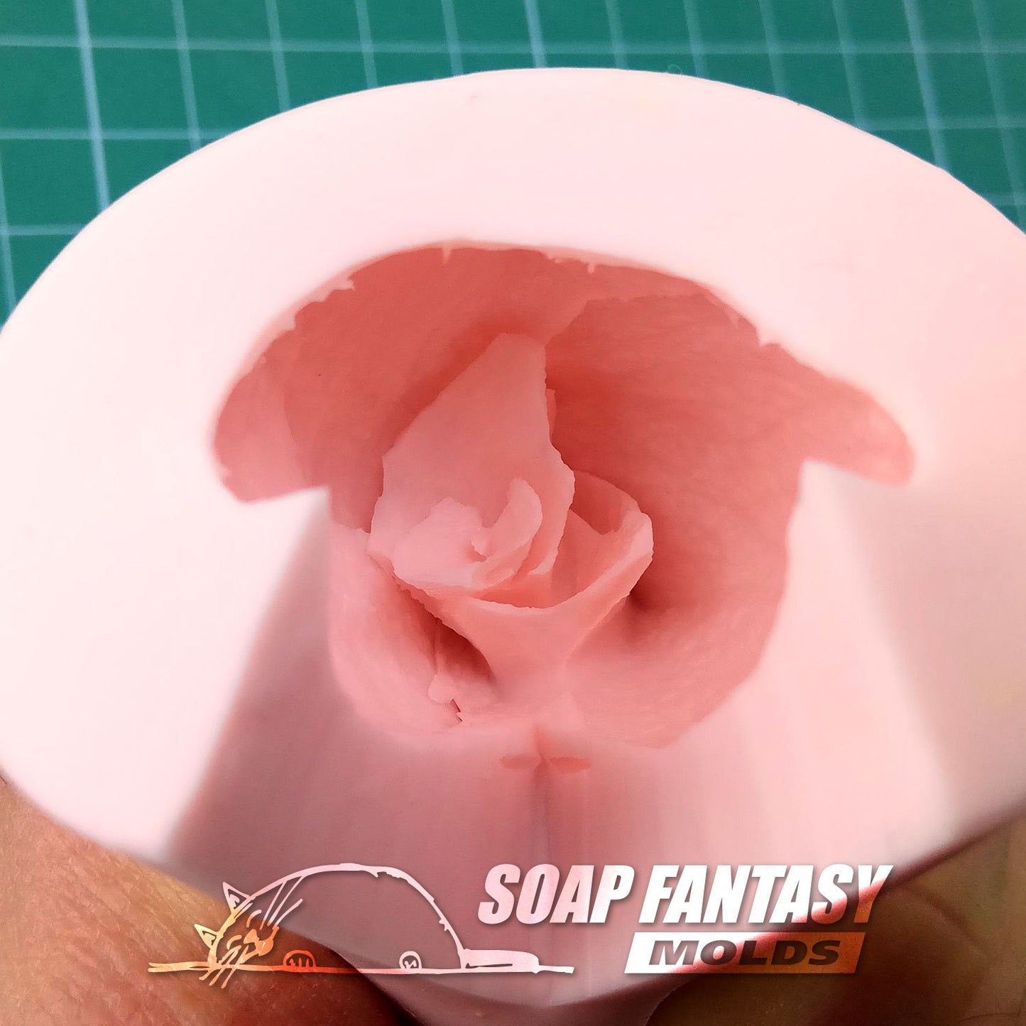 Mini rosebud "Carmen" silicone mold for soap making