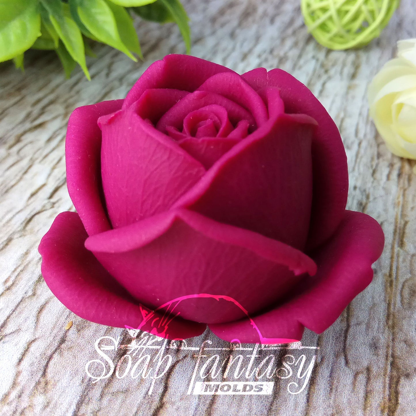 Rose "Dolce vita" Silicone Soap Mold - for soap making, Craft & Hobby