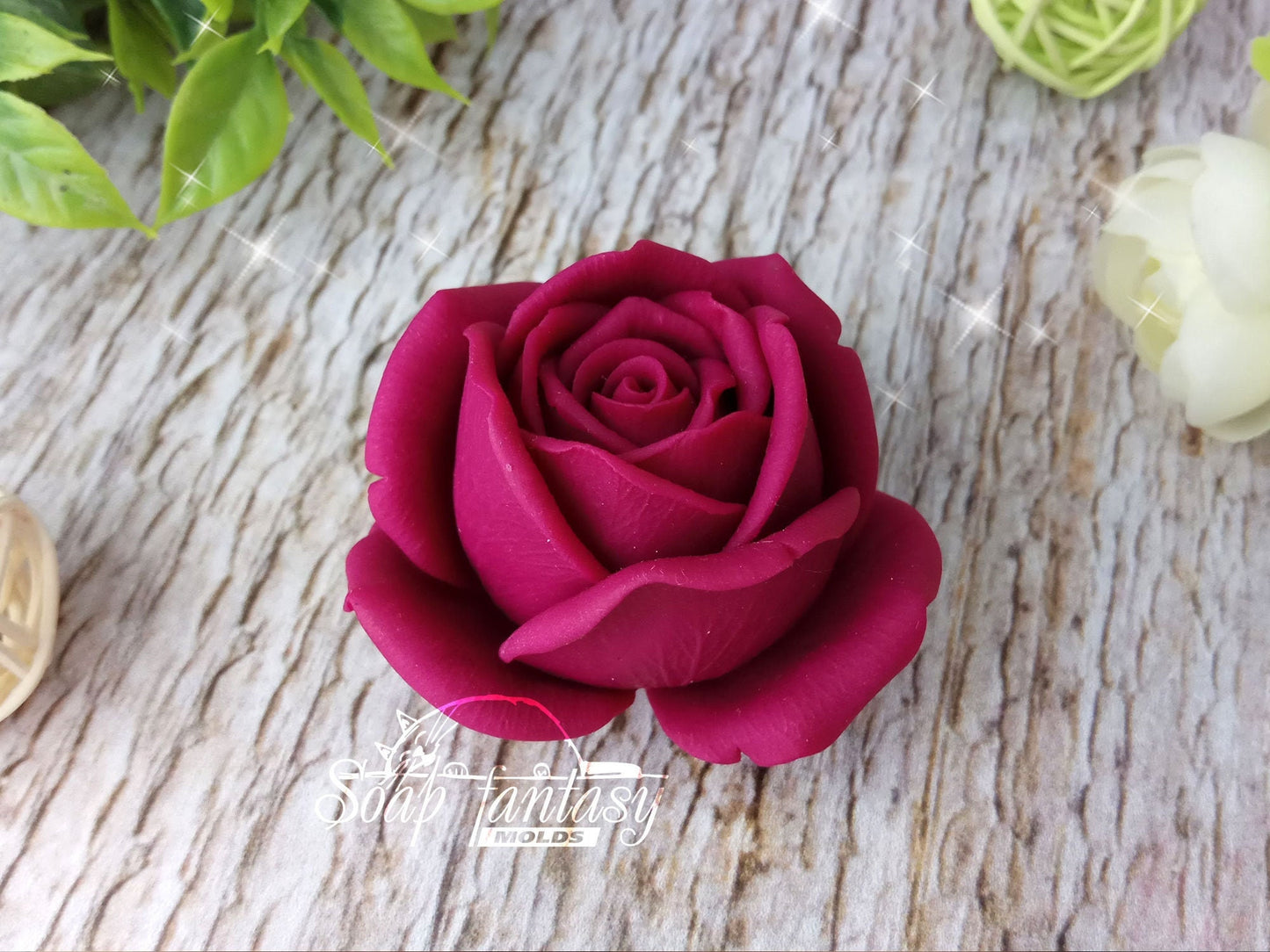 Rose "Dolce vita" Silicone Soap Mold - for soap making, Craft & Hobby