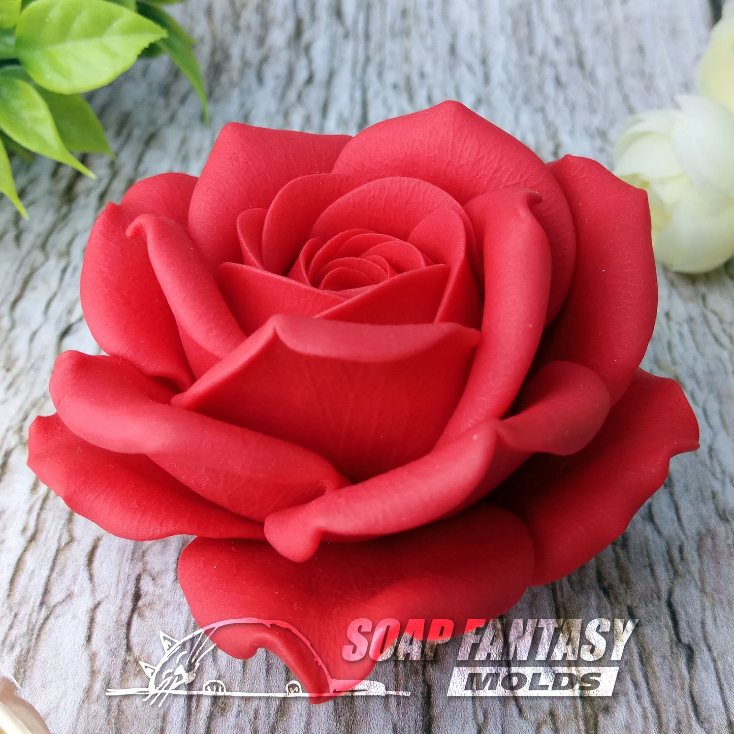 Rose "Virginia" silicone mold for soap making
