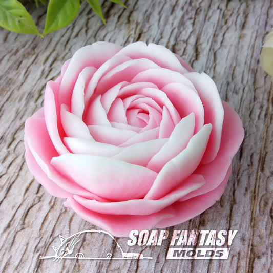 Ranunculus "Elegance" Silicone Soap Mold - for soap making, Craft & Hobby
