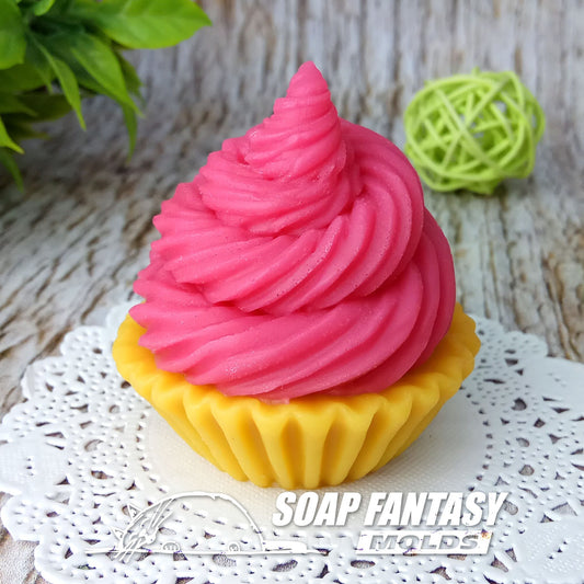 Cupcake (mini) Silicone Soap Mold - for soap making, Craft & Hobby